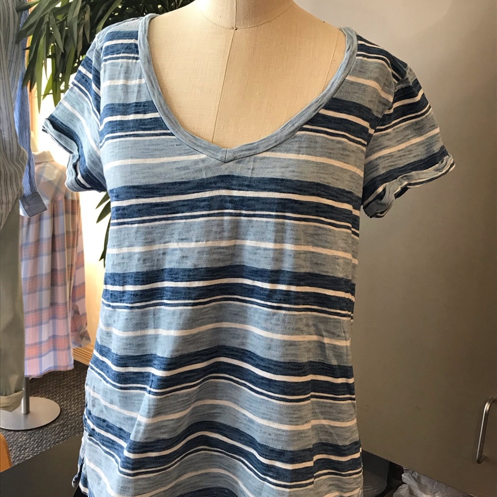 Dylan V Neck Boyfriend Tee by True Grit